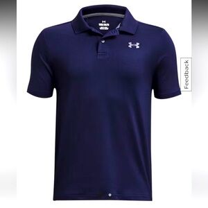 New with tags Boys under armour match play polo
